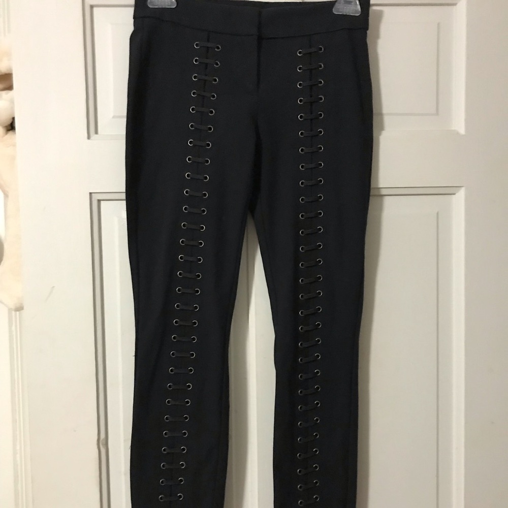 Bebe 00 spandex skinny black pants